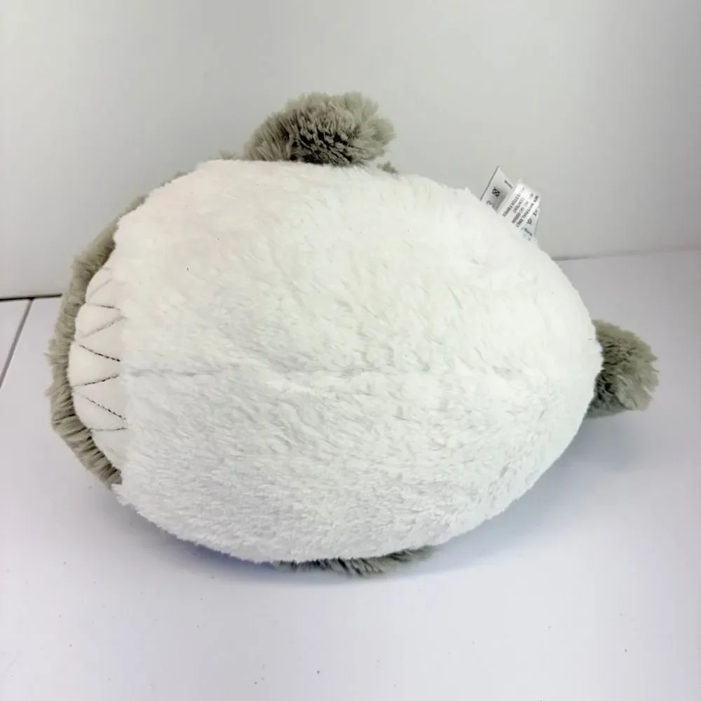 Squishable Mini Great White Shark Plush Gray White Stuffed Animal